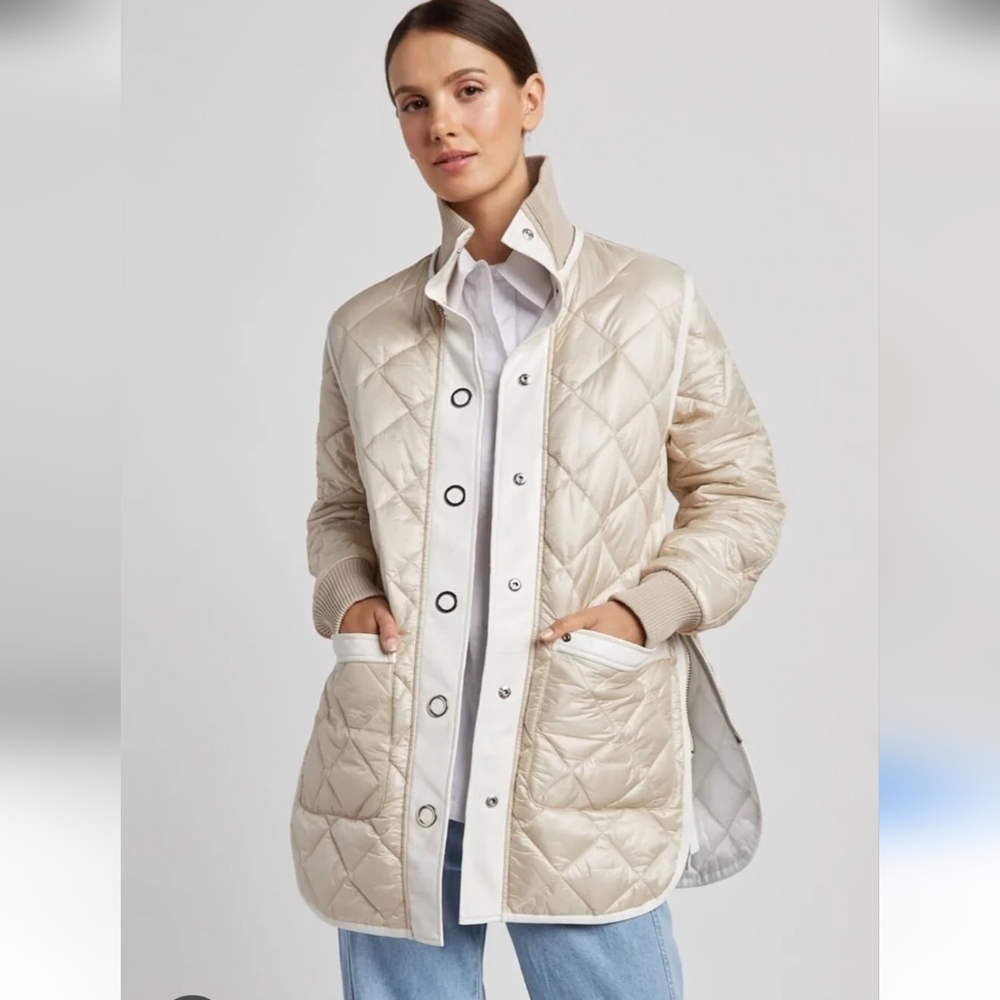 Adroit Nadine Reversible Quilted Coat